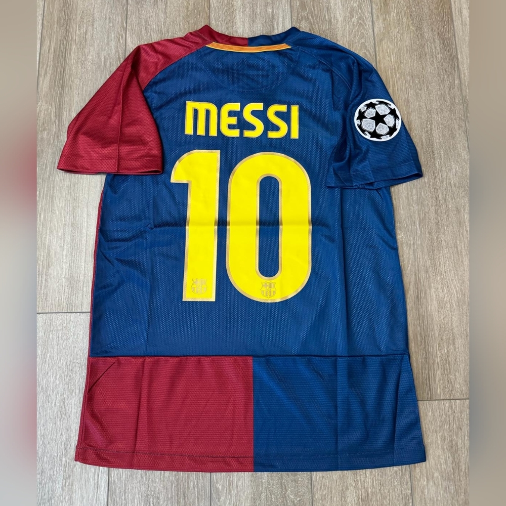 Jersey Soccer Barcelona 2009 Version Retro Messi #10